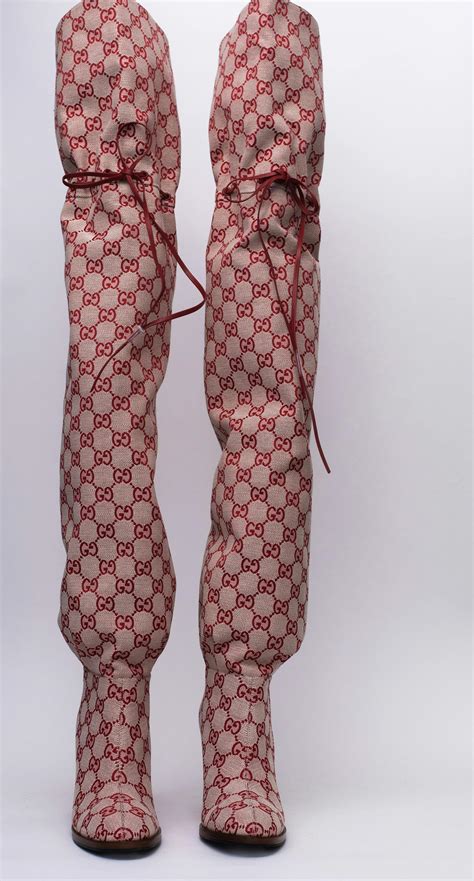 gucci monogramm|gucci monogram thigh high boots.